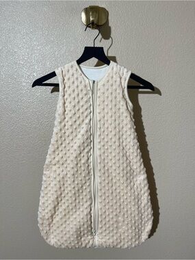 Cream Baby Sleep Sack Wearable Blanket with Zip